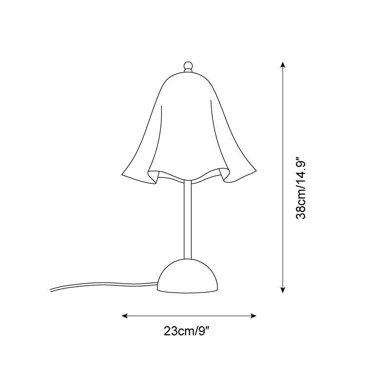 Bellis Glass Table Lamp — product view 5