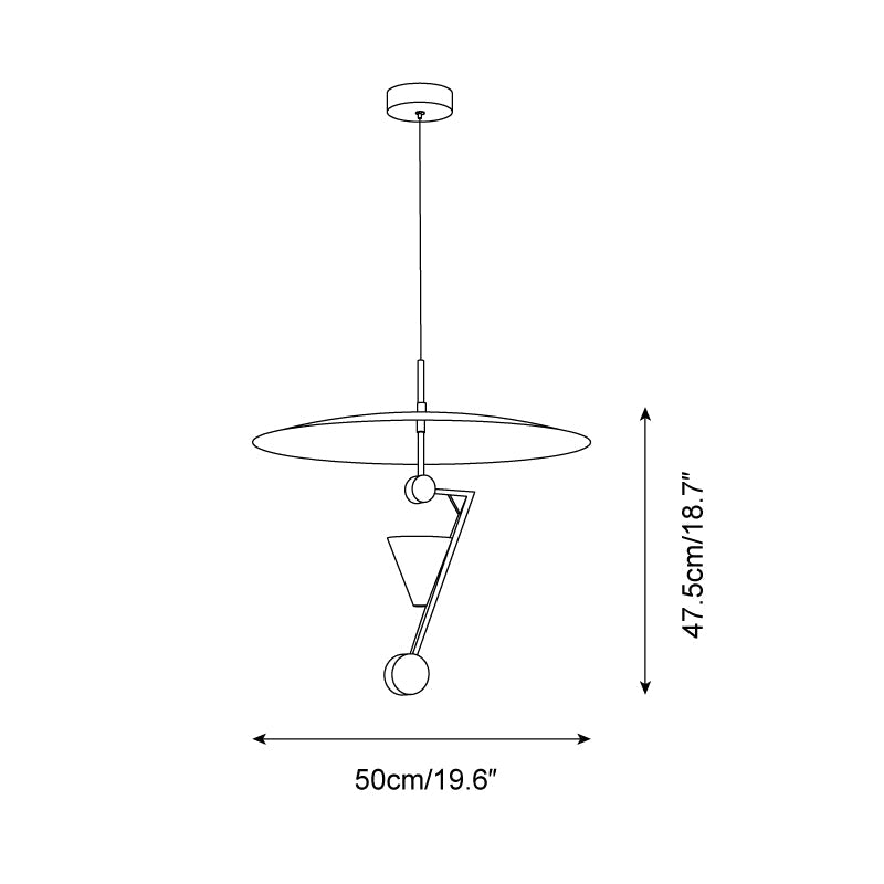 Modulo Metal Pendant Lamp — product view 5