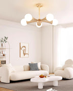 Hedra Travertine Ceiling Lamp — product view 3