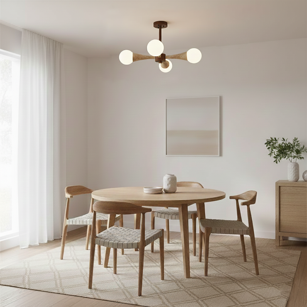 Hedra Travertine Ceiling Lamp — product view 10