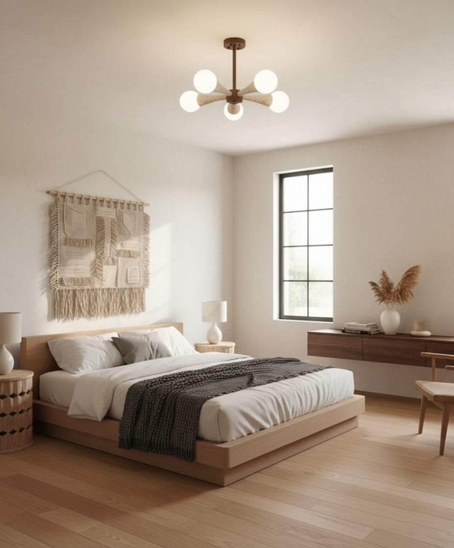 Hedra Travertine Ceiling Lamp — product view 13
