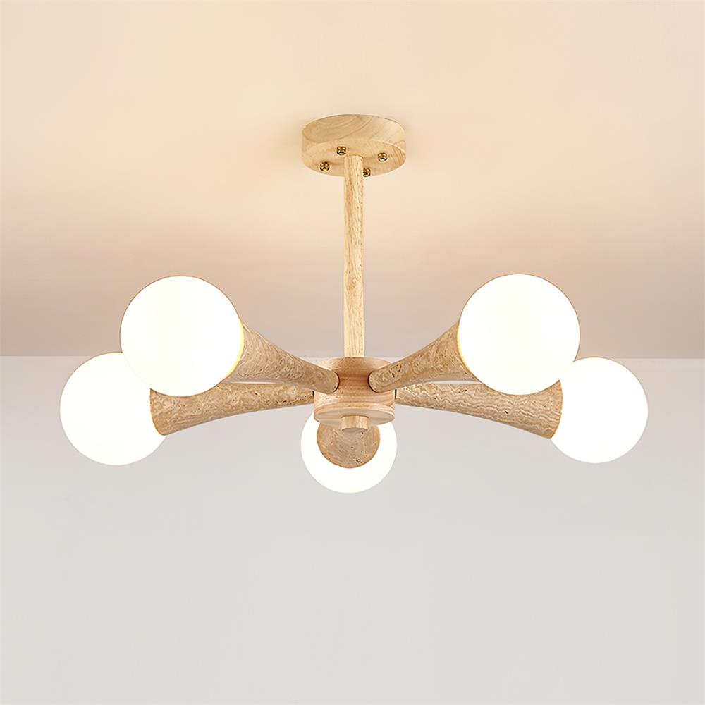 Hedra Travertine Ceiling Lamp — product view 18