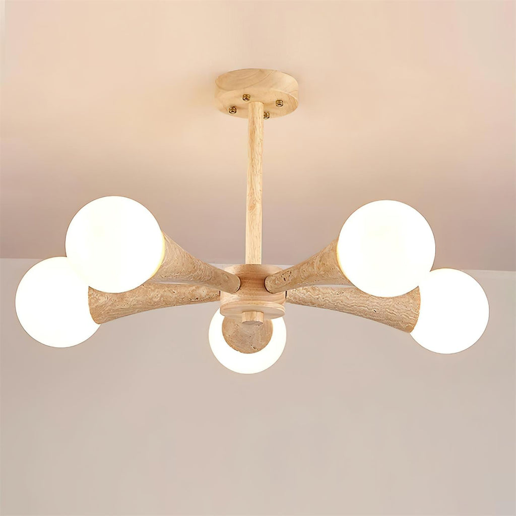 Hedra Travertine Ceiling Lamp — product view 24