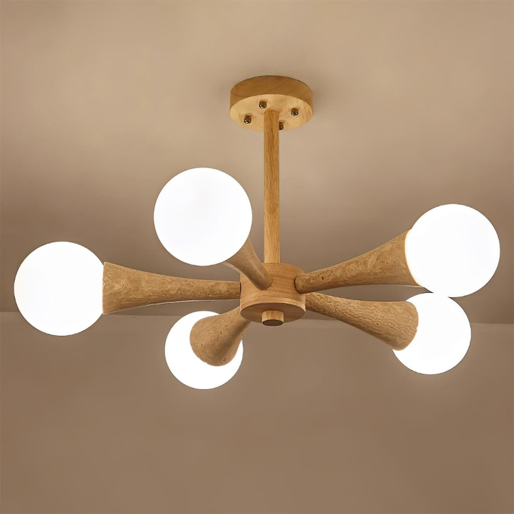 Hedra Travertine Ceiling Lamp — product view 26