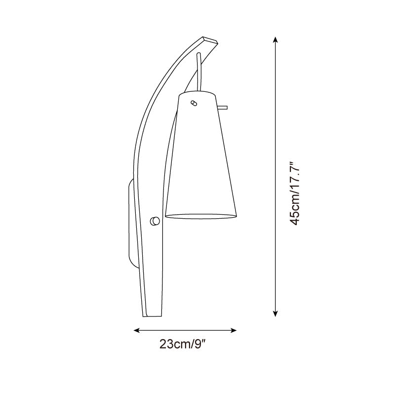 Karo Glass Wall Lamp — product view 5