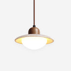 Brim Travertine Pendant Lamp — product view 1