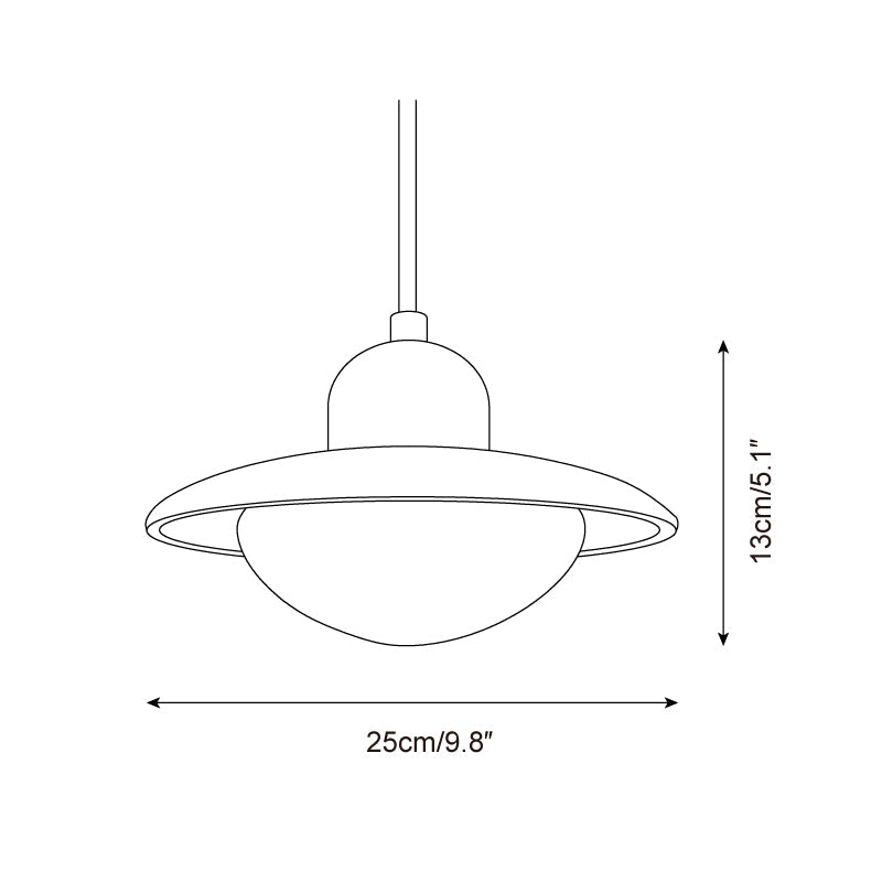 Brim Travertine Pendant Lamp — product view 5