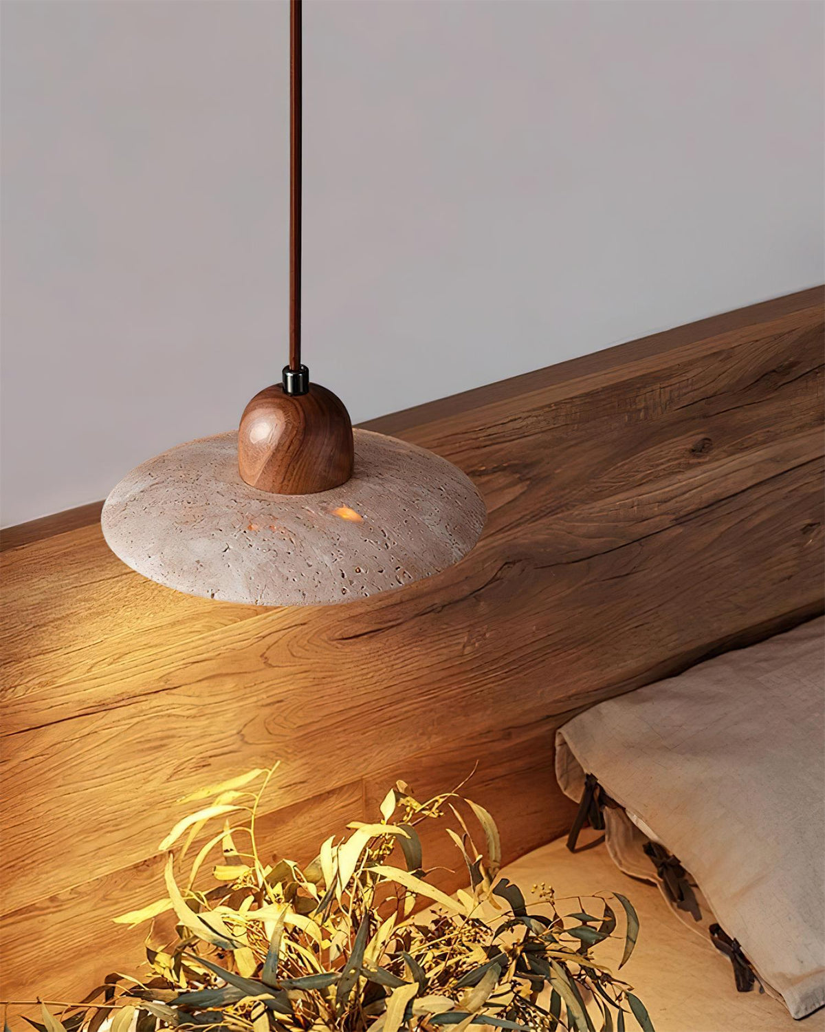 Brim Travertine Pendant Lamp — product view 6