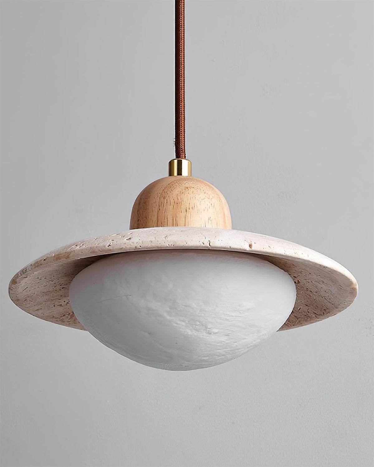 Brim Travertine Pendant Lamp — product view 8