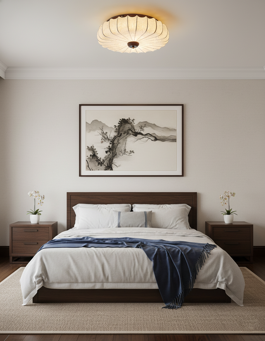 Papilio Wood Ceiling Lamp — product view 4