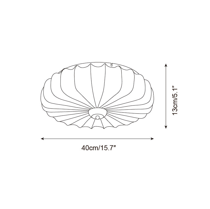 Papilio Wood Ceiling Lamp — product view 5