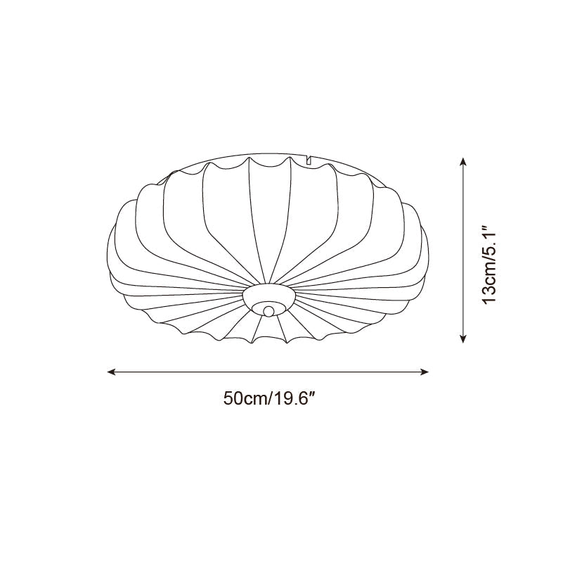 Papilio Wood Ceiling Lamp — product view 6
