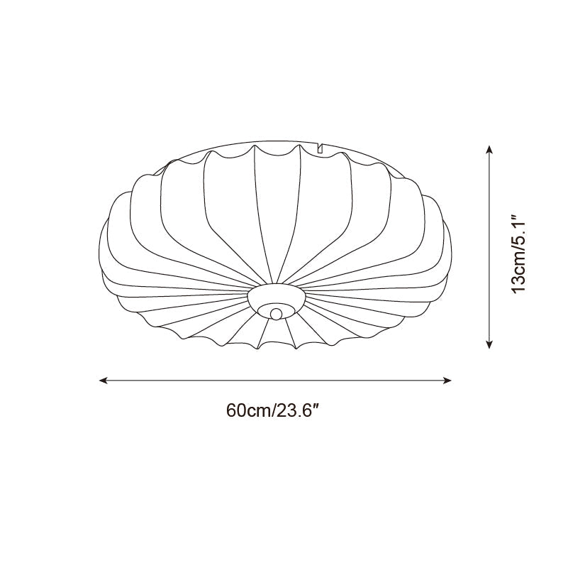 Papilio Wood Ceiling Lamp — product view 7