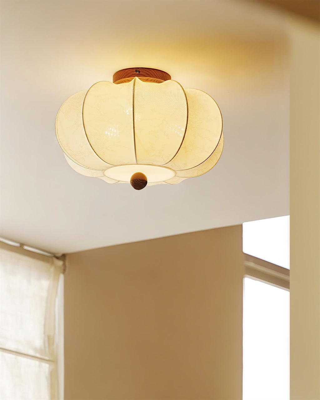 Serica Wood Ceiling Lamp — product view 7