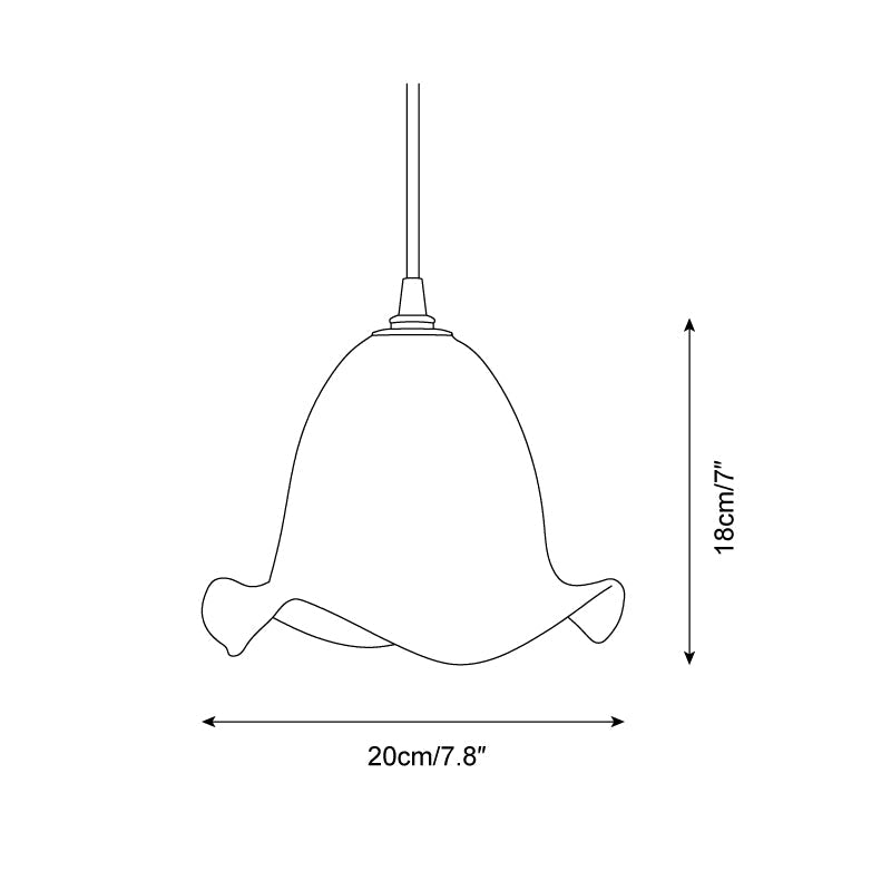 Aluna Glass Pendant Lamp — product view 5