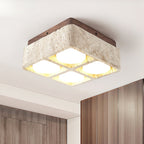 Drava Travertine Ceiling Lamp — product view 2