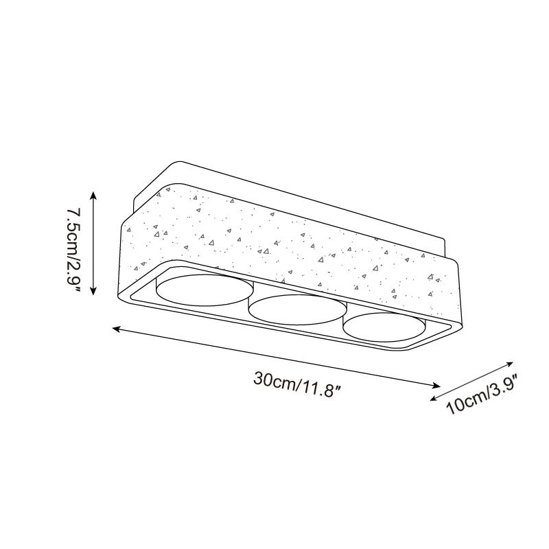 Drava Travertine Ceiling Lamp — product view 5