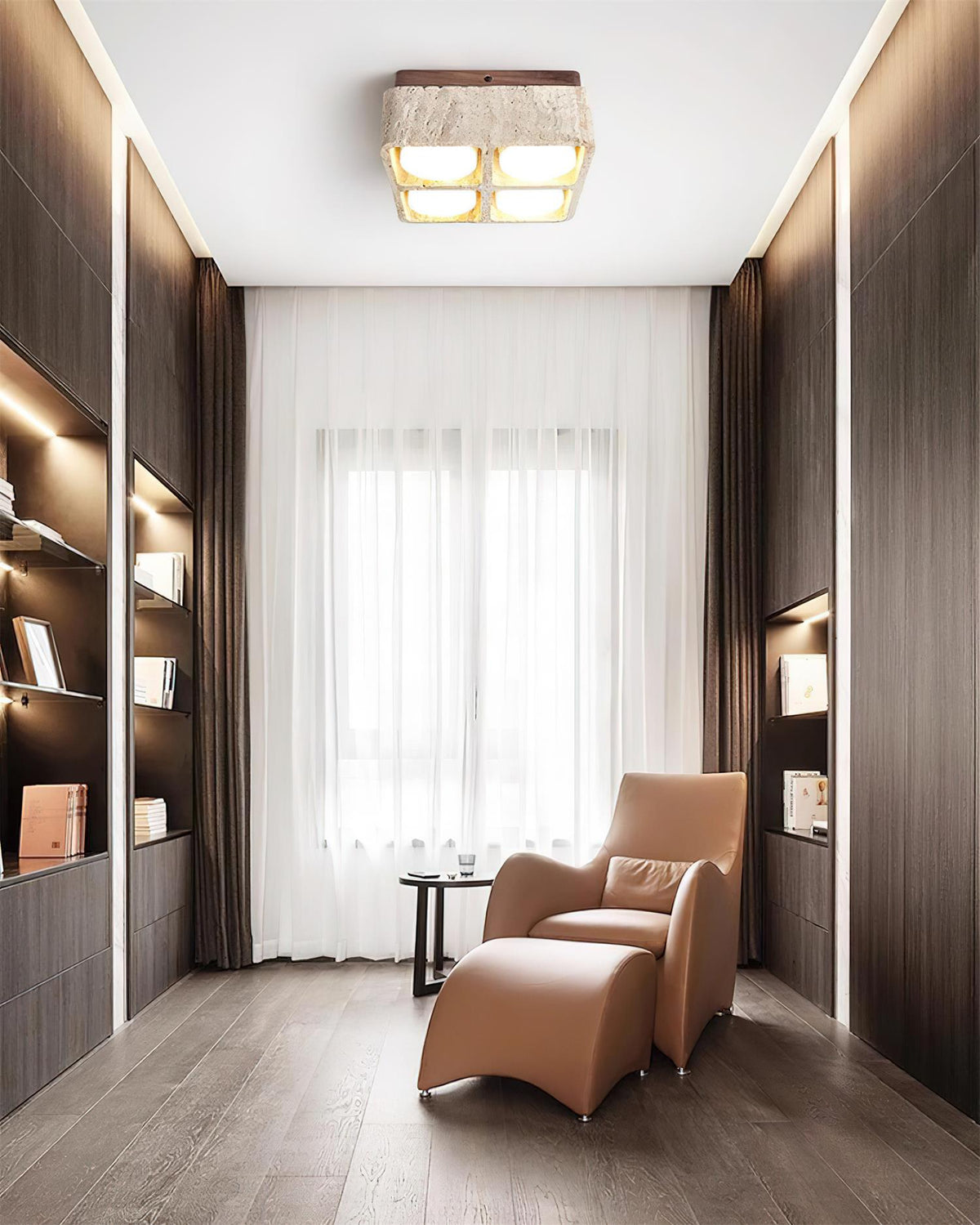 Drava Travertine Ceiling Lamp — product view 18