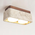 Drava Travertine Ceiling Lamp — product view 19