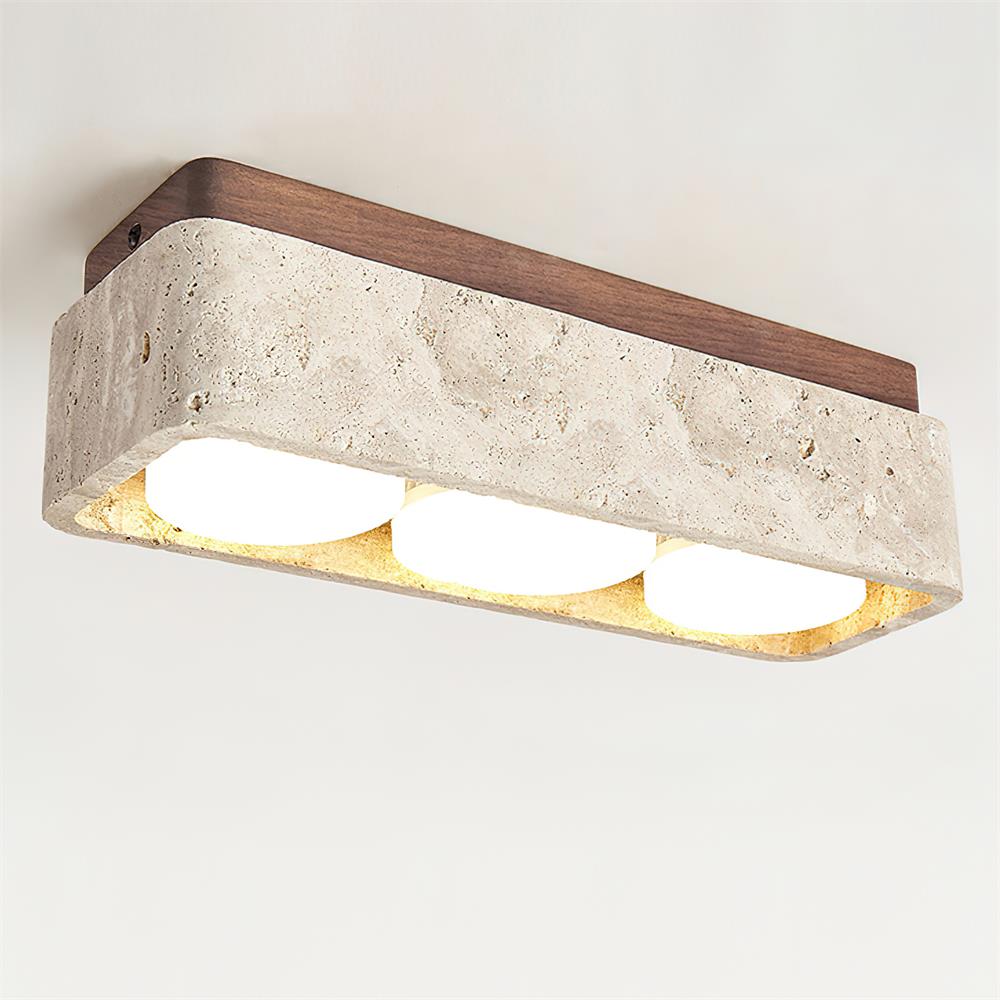 Drava Travertine Ceiling Lamp — product view 26