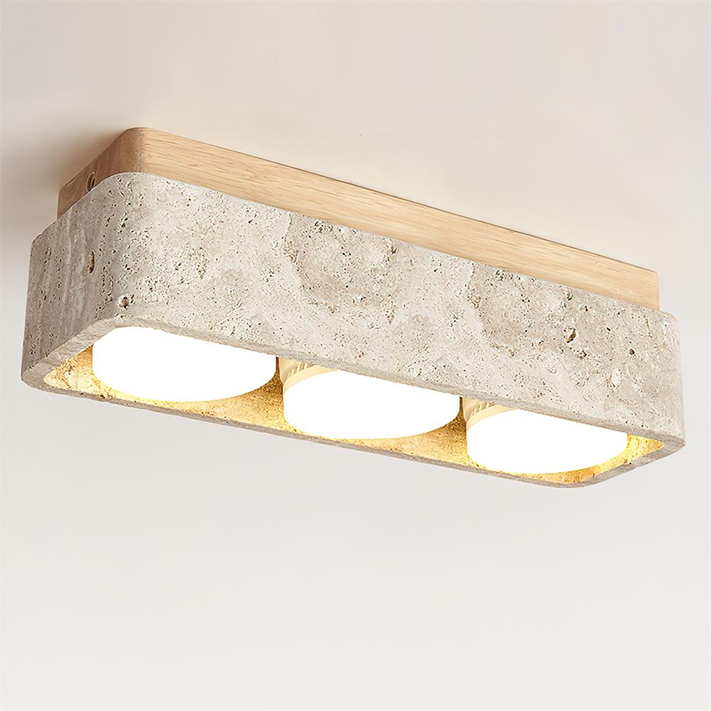 Drava Travertine Ceiling Lamp — product view 28