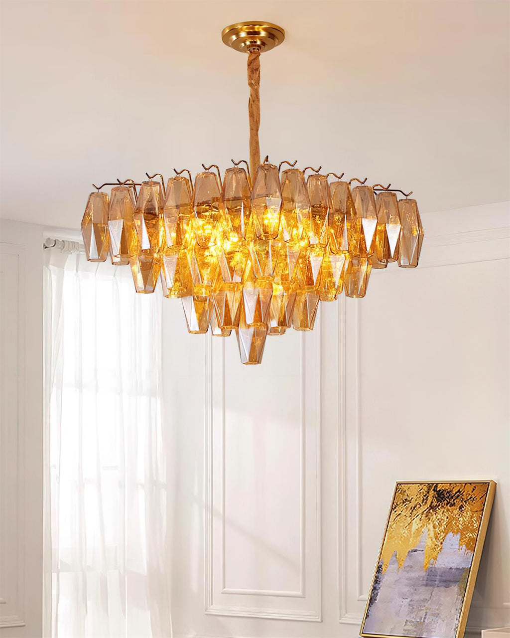 Petralyn Glass Chandelier — product view 3