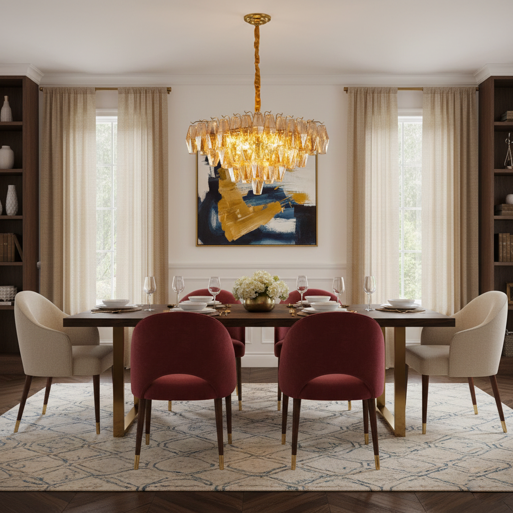 Petralyn Glass Chandelier — product view 9