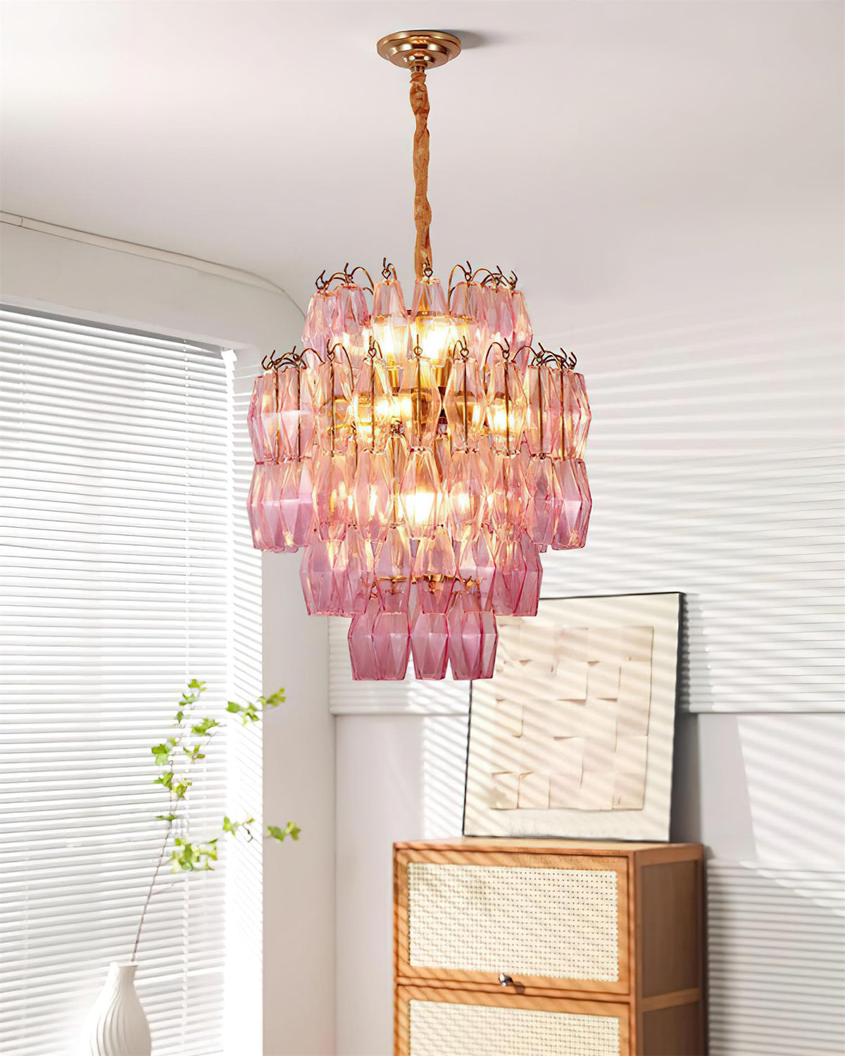 Kaelis Glass Chandelier — product view 2