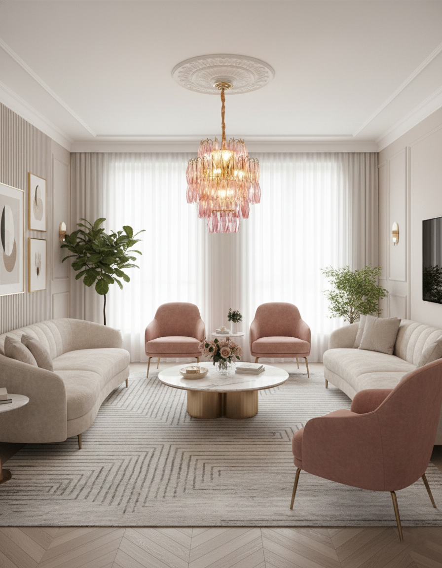 Kaelis Glass Chandelier — product view 9