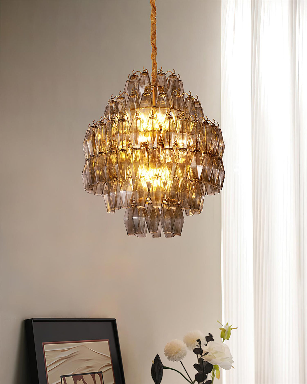 Kaelis Glass Chandelier — product view 14
