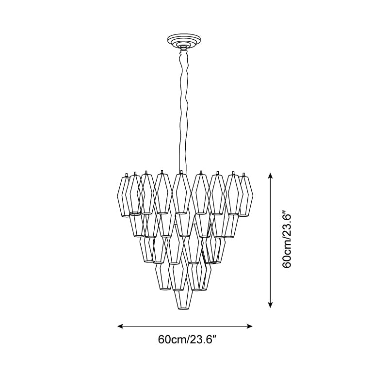 Orinelle Glass Chandelier — product view 5
