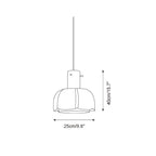 Pavina Glass Pendant Lamp — product view 5