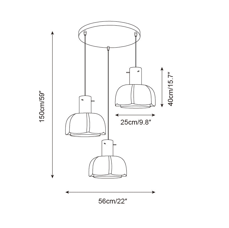 Pavina Glass Pendant Lamp — product view 6