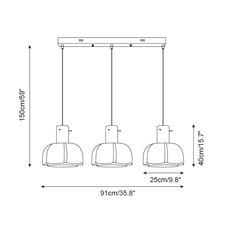 Pavina Glass Pendant Lamp — product view 7