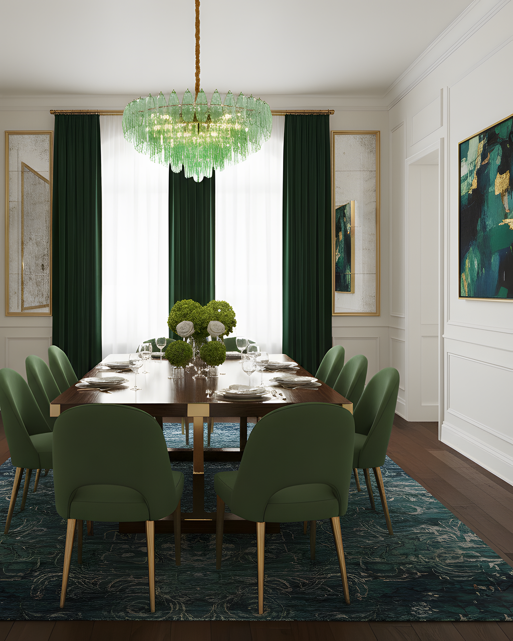Selvara Glass Chandelier — product view 8