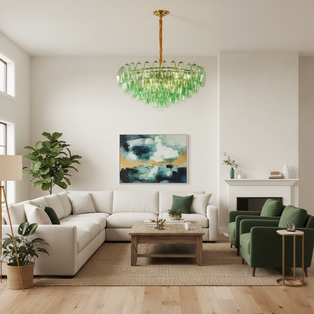 Selvara Glass Chandelier — product view 9