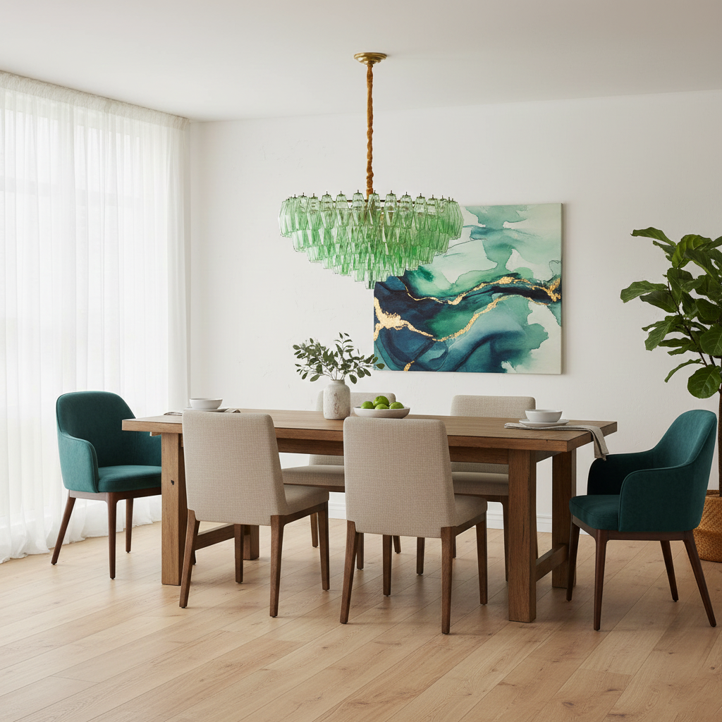 Selvara Glass Chandelier — product view 11
