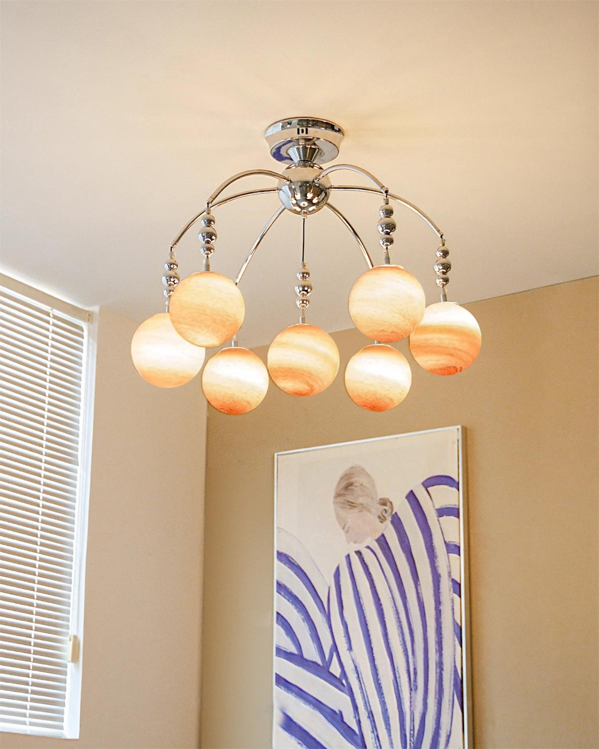 Orbola Glass Ceiling Light — product view 4