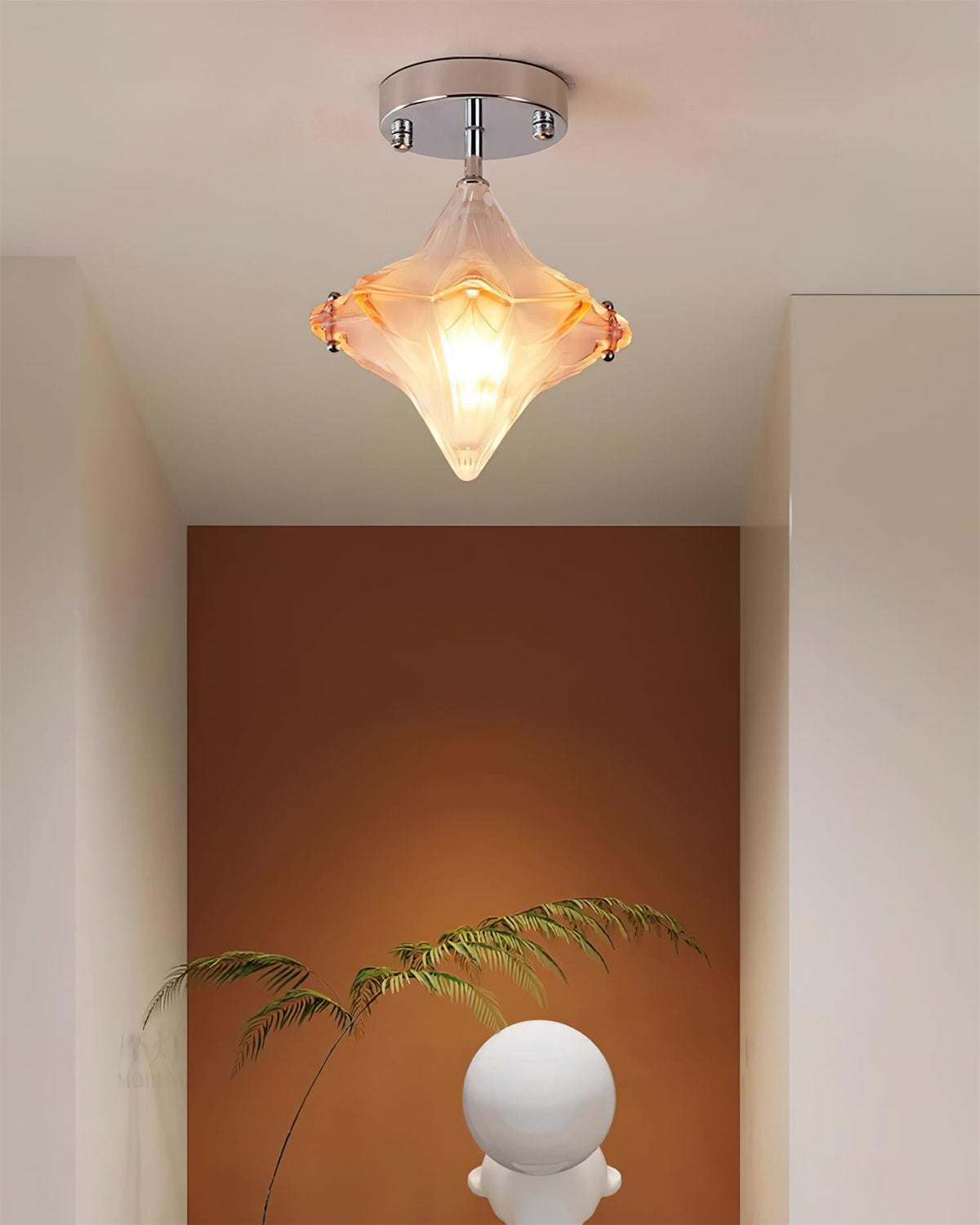 Lyra Glass Ceiling Light — product view 12