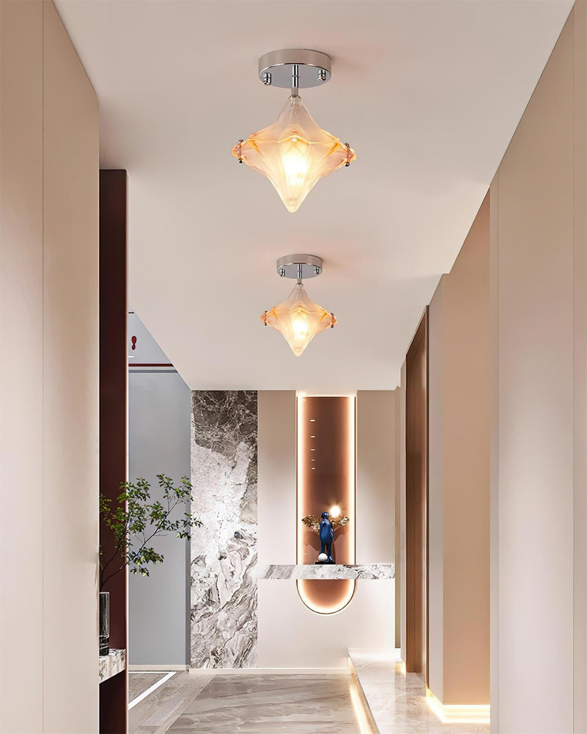 Lyra Glass Ceiling Light — product view 13