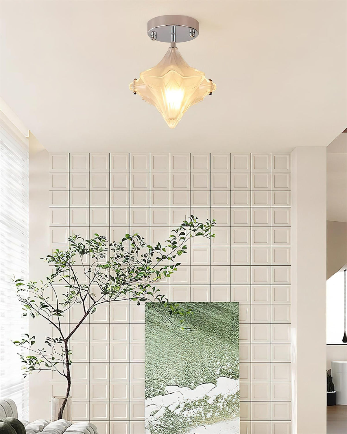 Lyra Glass Ceiling Light — product view 14