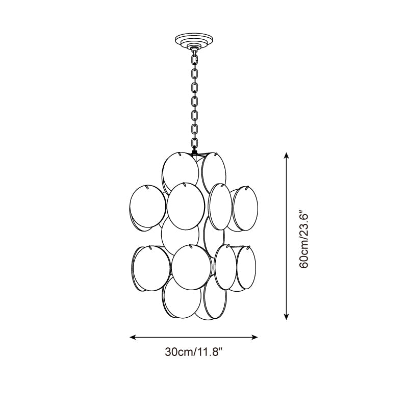 Luniva Glass Pendant Lamp — product view 5