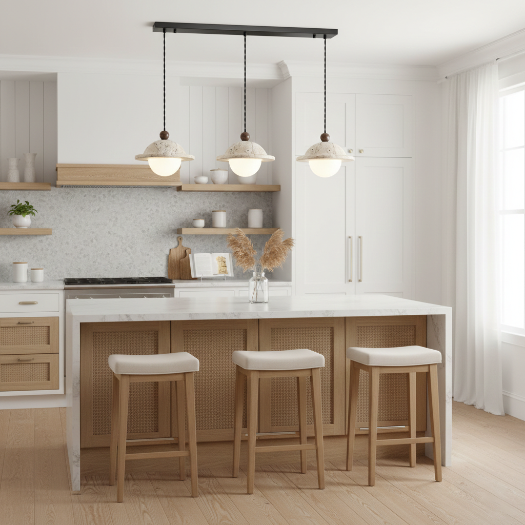 Dorna Travertine Pendant Lamp — product view 11