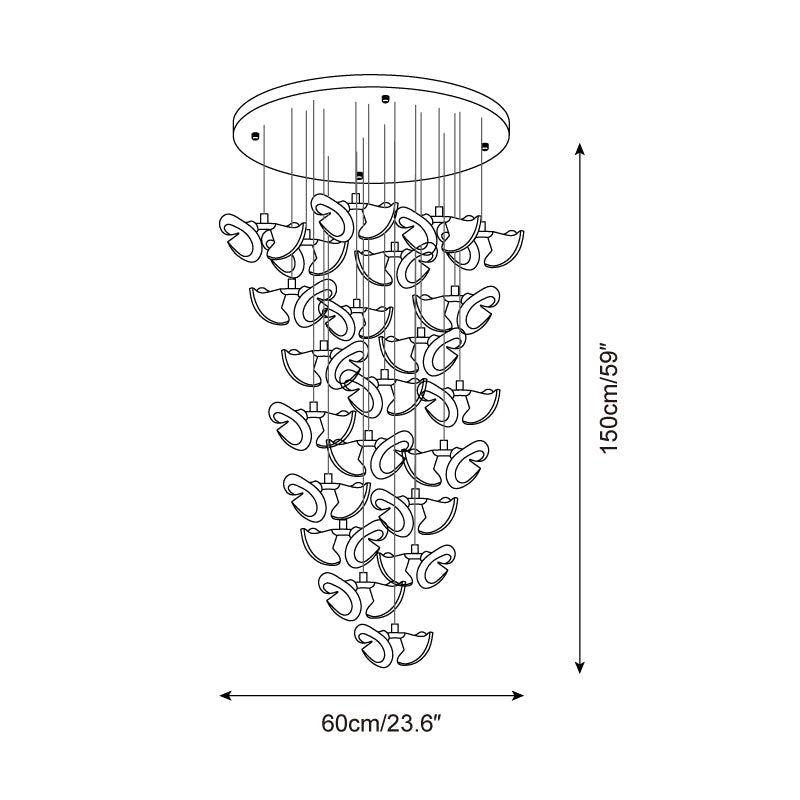 Fiora Metal Chandelier — product view 7