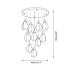 Lilium Drop Metal Chandelier — product view 6