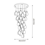 Lilium Drop Metal Chandelier — product view 8