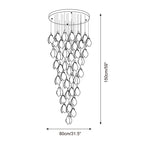 Lilium Drop Metal Chandelier — product view 10