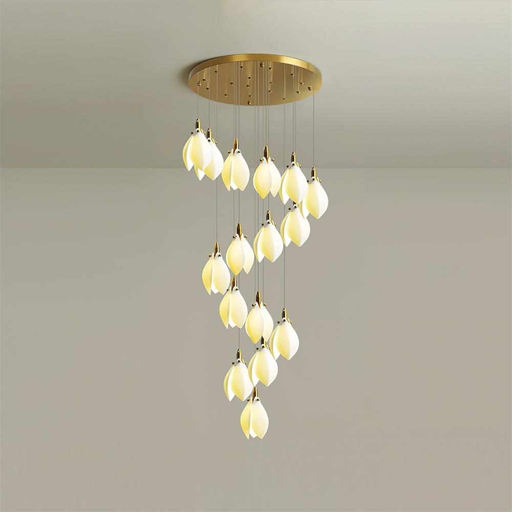 Lilium Drop Metal Chandelier — product view 18