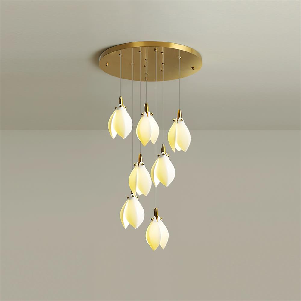 Lilium Drop Metal Chandelier — product view 19