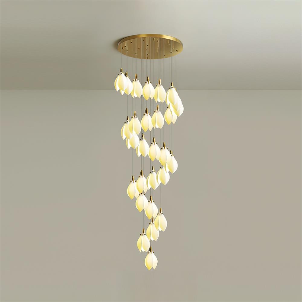 Lilium Drop Metal Chandelier — product view 20